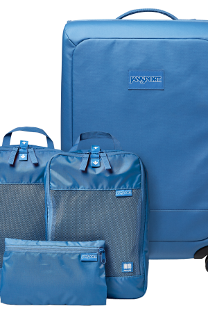 26 Checked Luggage Packing Cubes Elemental Blue Set